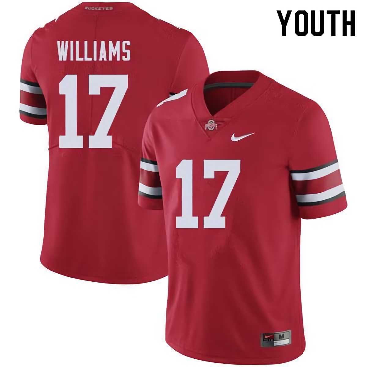 Alex Williams Ohio State Buckeyes Youth NCAA #17 Nike Red College Stitched Football Jersey RAC0256RK